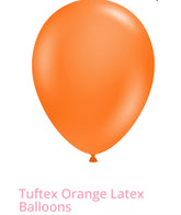 Tuftex Orange Latex Balloons