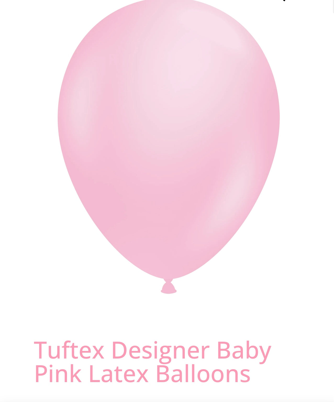 Tuftex Designer Baby Pink Latex Balloons