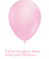 Tuftex Designer Baby Pink Latex Balloons