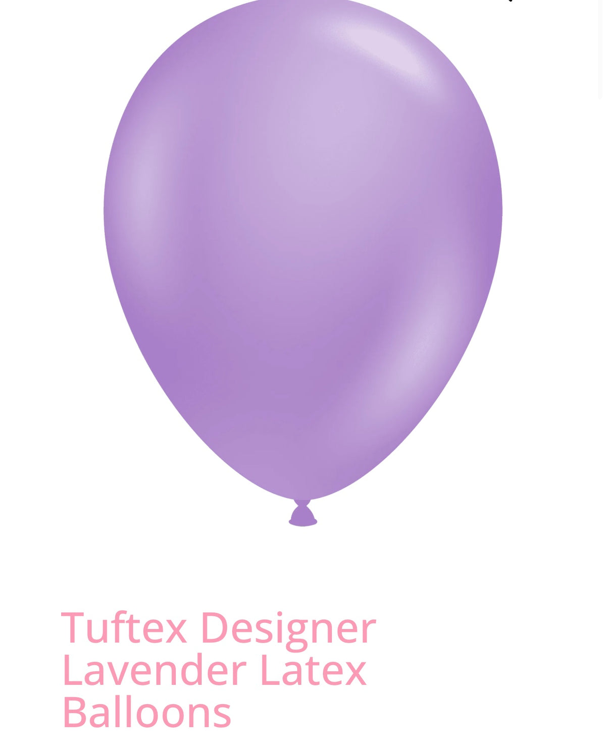 Tuftex Designer Lavender Latex Balloons