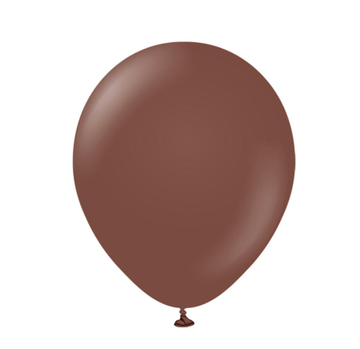 12" Standard Chocolate Brown Latex Balloons