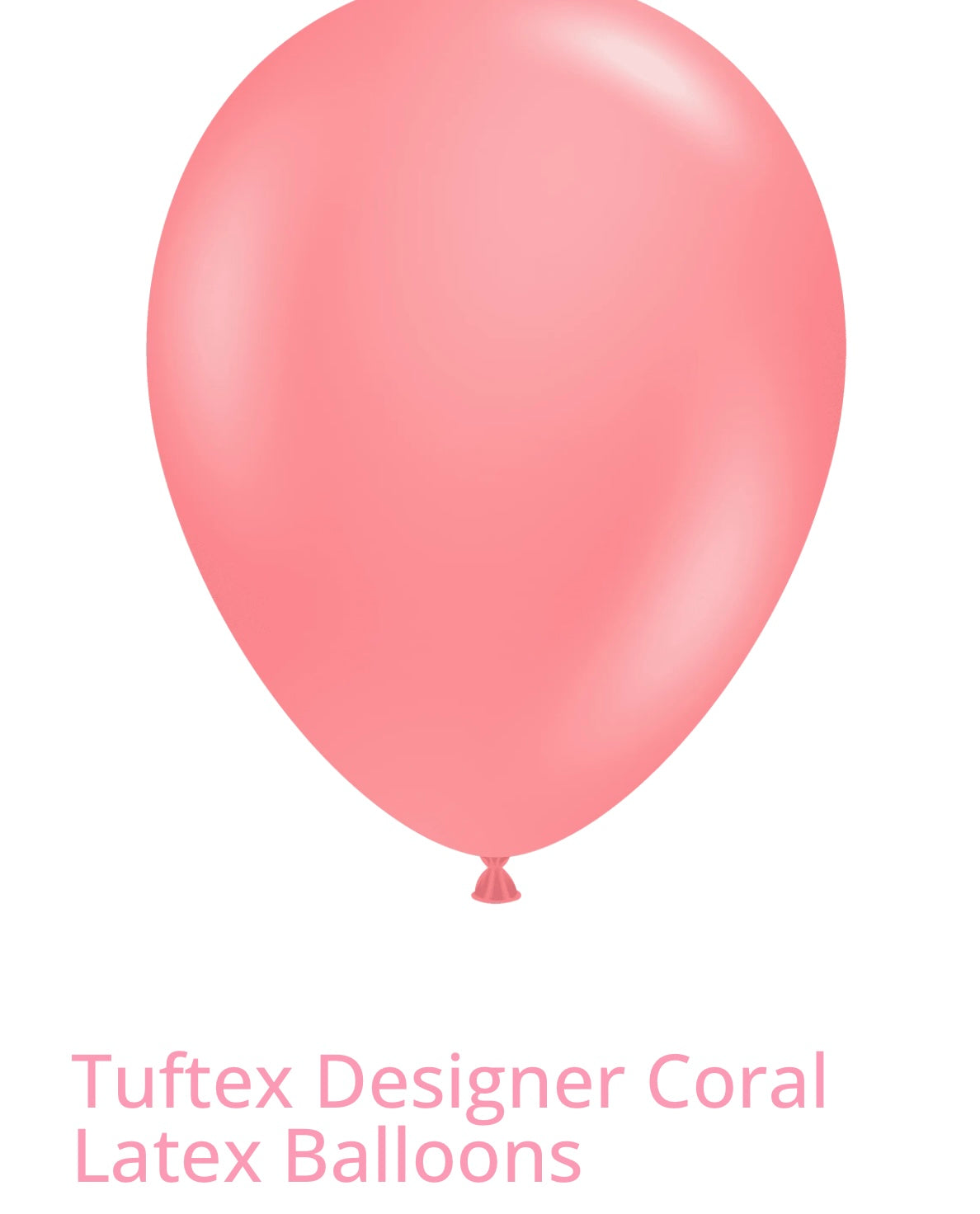 Tuftex Designer Coral Latex Balloons