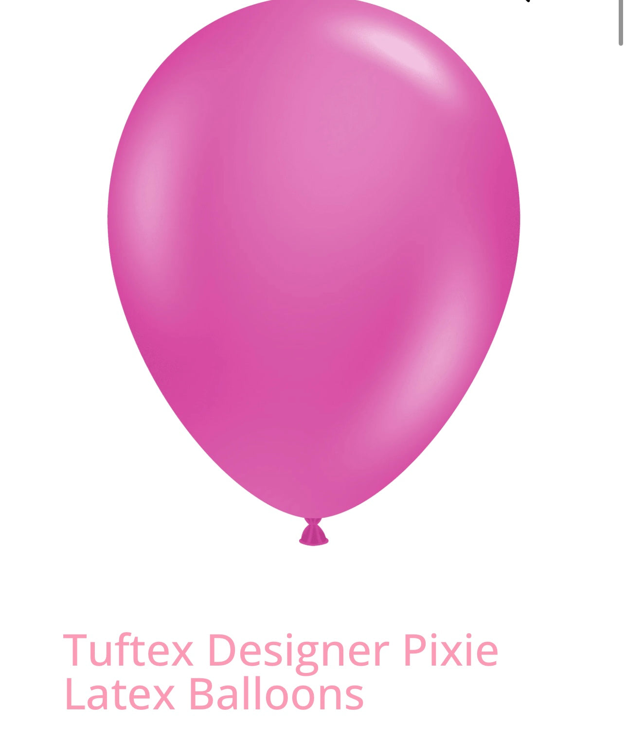 Tuftex Designer Pixie Latex Balloons