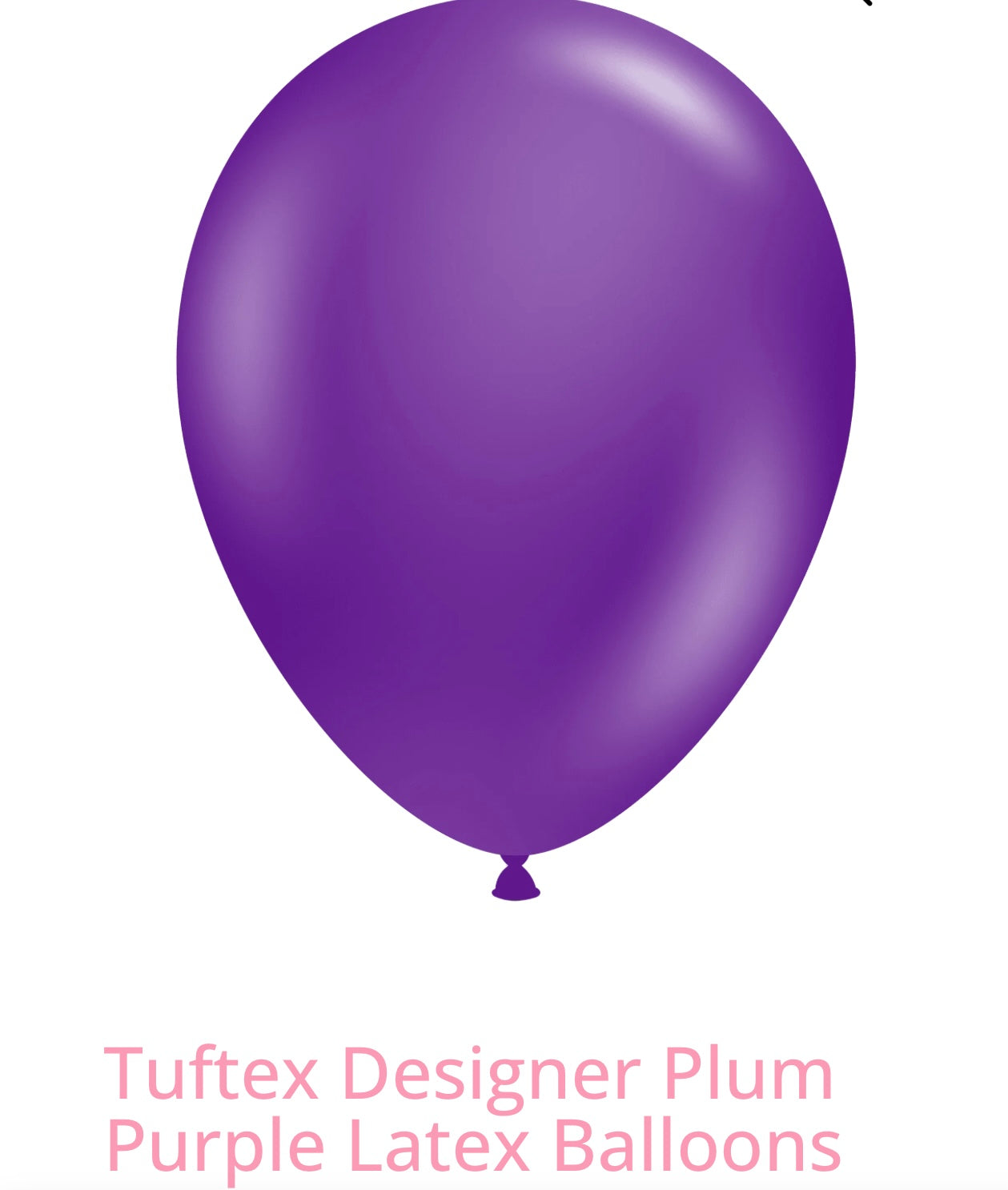 Tuftex Designer Plum Purple Latex Balloons