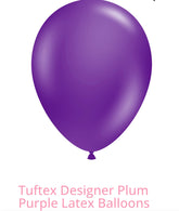 Tuftex Designer Plum Purple Latex Balloons